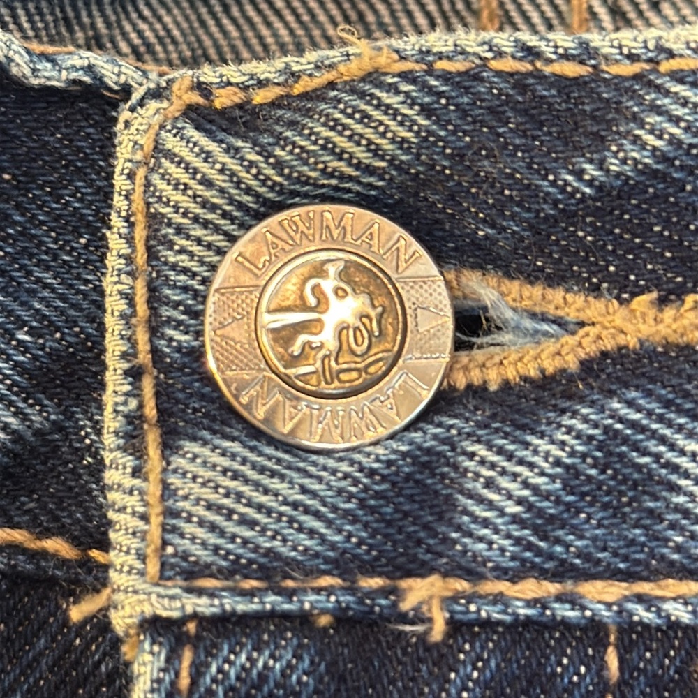 Lawless Western Embroidered Floral Blue Jeans - Picture 7 of 9